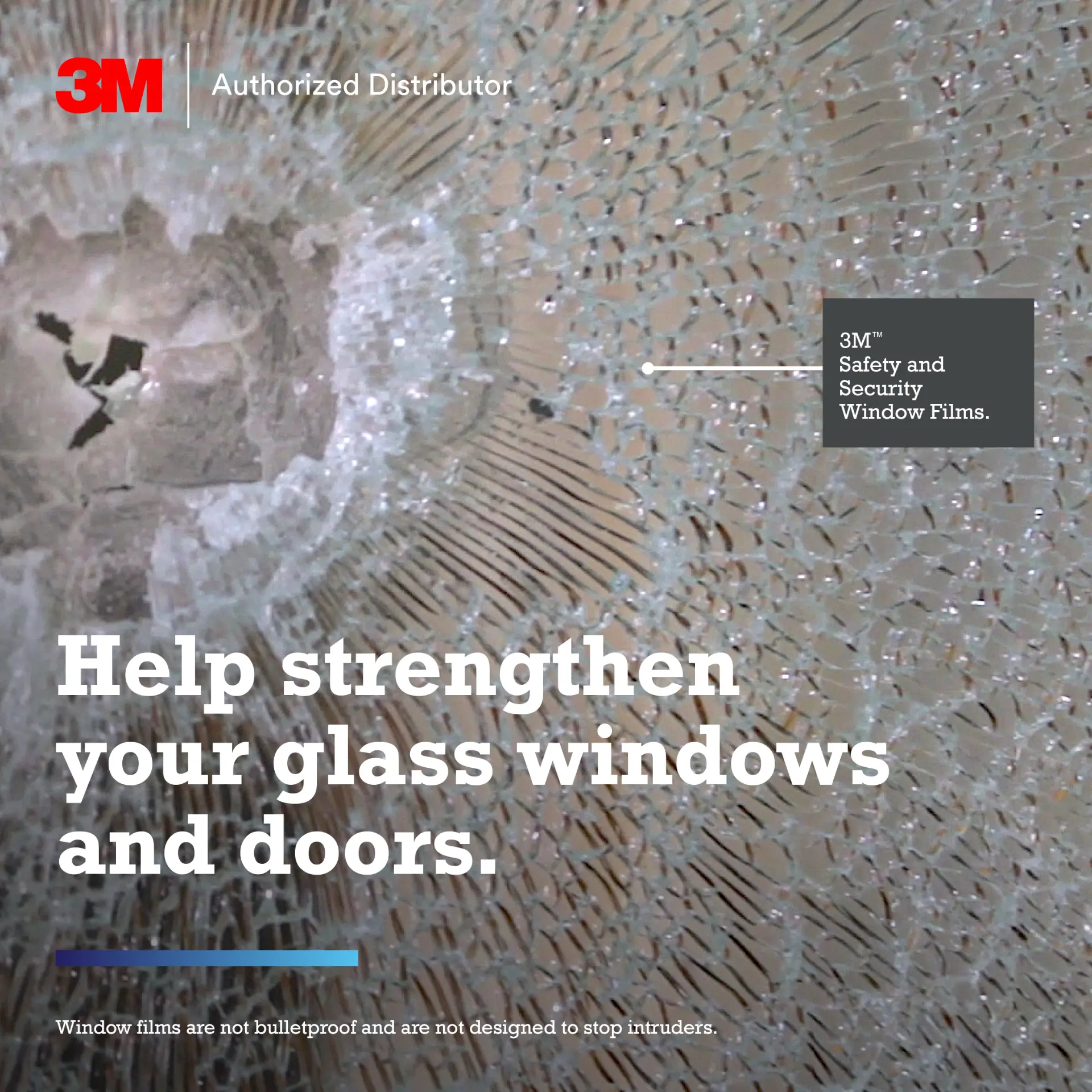 Help strengthen your glass windows and doors