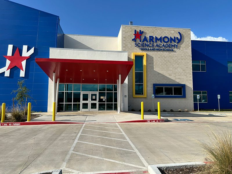 Commercial building glass with window film