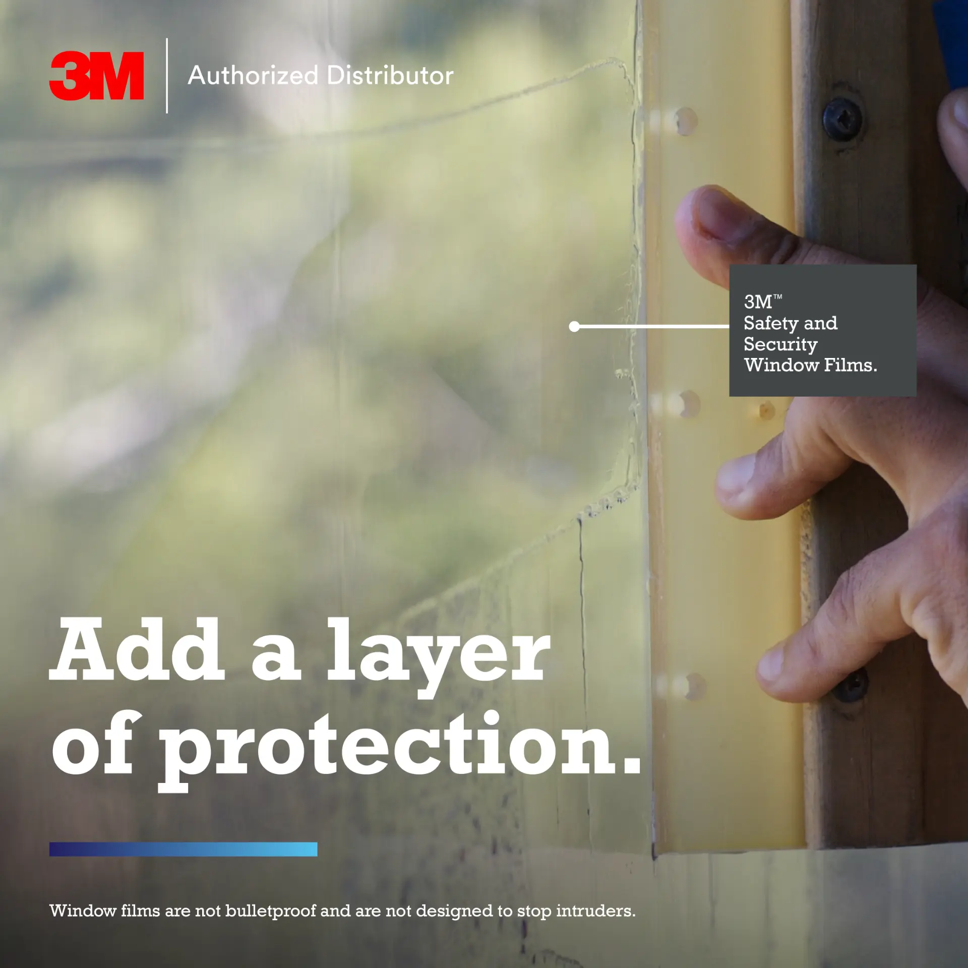 Add a layer of protection with 3M Safety and Security Window Films